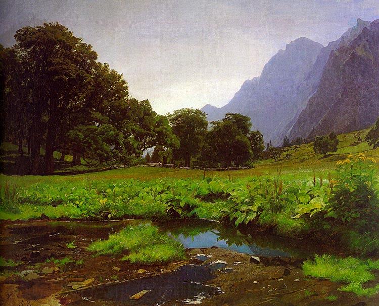 Koller, Rudolf The Richisau Norge oil painting art